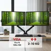 Halterung für 2 Maclean-Monitore Gasfeder 17"-32" 2-10kg Produktbild-Vorschau 11