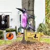 Abstürzende Hexe in Baum Halloween-Dekorationen mit LED Produktbild-Vorschau 7