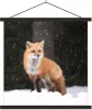 MuchoWow® Textilposter Fuchs - Schnee - Winter 90x90 cm mit Produktbild-Vorschau 1