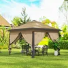 Outsunny Pavillon 3,3x3,3m, wasserabweisend Stabil Produktbild-Vorschau 8