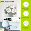 ARTland Poster Goldener Blumenstrauß Größe: 40x40 cm Produktbild-Vorschau 3
