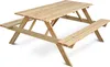 holz4home® Outdoor Picknickbank 140 cm I Sitzgruppe Aussen Produktbild-Vorschau 1