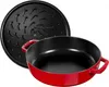 Staub Guss Bräter, rund Kirschrot 28 cm Produktbild-Vorschau 3