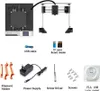 A collection of 3D printer components and accessories laid out on a white background. Produktbild-Vorschau
