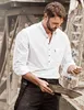 Herren Westernhemd Cowboy Biker Western Hemd »FARMER« Weiß Produktbild-Vorschau 2