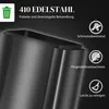HOMCOM Kuchynský odpadkový kôš 2 x 30 l s vekom so systémom Náhľad obrázku produktu 5