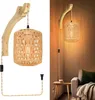 Handgefertigte Bambus Wandleuchte Retro - LED-kompatibel, Produktbild-Vorschau 2