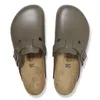 Birkenstock Boston Uni Sandalen Pantolette Leder Normale Produktbild-Vorschau 4