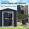 Outsunny verzinkte stalen tuinhuis, 4,9 m², 277x195x192 cm, Productafbeelding-voorbeeld 6