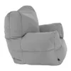 A light gray beanbag chair is shown from a side angle against a white background. Náhľad obrázku produktu