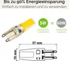 LUMILED LED Lampen G9 4er Set LEDs 5W = 50W 4000K Produktbild-Vorschau 6