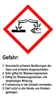 A hazard symbol and warning text. Produktbild-Vorschau
