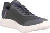 A single gray SKECHERS Go Walk Flex Hnds Up shoe is shown against a white background. Anteprima dell’immagine prodotto