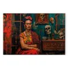 Tableaux muraux XXL Frida Kahlo 120x80 cm 1 pièce  Voir les images du produit 2