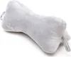 A light gray, bone-shaped pillow is shown against a white background. Podgląd zdjęcia produktu