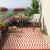 Outdoor-Teppich 200x300 cm Orange - Flachgewebe & Produktbild-Vorschau 4
