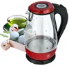 Glas-Wasserkocher, rot LED-Beleuchtung 2000 W 1,7 l Aqua Produktbild-Vorschau 1