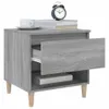 The Living Store Nachttische 2 Stk. Grau Sonoma 50x46x50 cm Produktbild-Vorschau 3