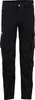 A pair of black work pants with yellow accents, laid flat against a white background. Produktbild-Vorschau