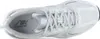 A top-down view of a white New Balance sneaker. Podgląd zdjęcia produktu