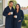 Betz Bademantel Frottee mit Kapuze TEDDY Farbe - dunkelblau Produktbild-Vorschau 3