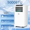 Mobilní klimatizace HOMCOM 3 v 1 s odvlhčováním, dálkovým Náhled obrázku produktu 10