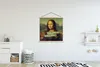 MuchoWow® Textilposter Mona Lisa - Zitat - Da Vinci 120x120 Produktbild-Vorschau 2