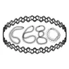 Kette 4 Stück flexible Tattoo-Kette schwarz schwarz 36 cm Produktbild-Vorschau 1