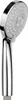 A silver shower head with a chrome finish is shown against a white background. Produktbild-Vorschau