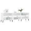 vidaXL Szafka pod TV biała 150x30x44,5 cm materiał Podgląd zdjęcia produktu 4