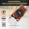 24 pots à épices carrés 120ml avec 210 étiquettes, Voir les images du produit 3