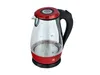 Glas-Wasserkocher, rot LED-Beleuchtung 2000 W 1,7 l Aqua Produktbild-Vorschau 5