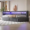 Łóżko tapicerowane Flieks 90x200cm z łóżkiem wysuwanym Podgląd zdjęcia produktu 4