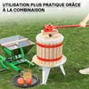 Súprava Wiltec 12 l lis na ovocie z bukového dreva vrátane Náhľad obrázku produktu 5