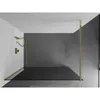 Mexen Kioto Duschwand 70 x 200 cm, Graphit 8 mm, Gold - Produktbild-Vorschau 4