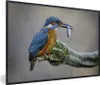MuchoWow® MuchoWow® Gerahmtes Poster Eisvogel - Fisch - Produktbild-Vorschau 1