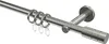 Interdeco Gardinenstange / Vorhangstange Edelstahl-Optik, Produktbild-Vorschau 1