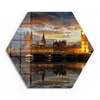 DEQORI Glasbild Echtglas 40x35 cm 'Londoner Abendkulisse' Produktbild-Vorschau 2