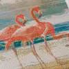 Diamant-Mosaik Diamant Malerei Flamingi Vögel 5D Produktbild-Vorschau 4
