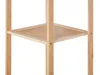 BELIANI Badregal mit Tür Hellbraun Bambusholz 145 cm Hoch 5 Produktbild-Vorschau 8