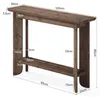 Konsolentisch, 105 cm, 2-stöckiger Eingangstisch, Sofatisch Produktbild-Vorschau 7