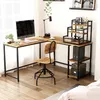 Schodišťový regál Vicco Fyrk Rustikální dub 33 x 34 cm se 3 Náhled obrázku produktu 4