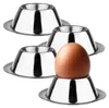 Eierbecher Edelstahl Eier Becher Metall Frühstück Produktbild-Vorschau 1