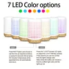 A group of aroma diffusers with different LED light colors displayed. Produktbild-Vorschau