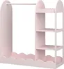 Kindergarderobe 'Vestnes' mit Spiegel und Seitenregal 100 x Produktbild-Vorschau 4