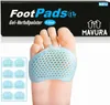 FootPads Vorfußpolster Gel Fußpads Silikon Fußpolster, Produktbild-Vorschau 1