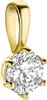 New Bling 9NBG-0201 Gold-Anhänger - Damen - Zirkonia - 4 mm Produktbild-Vorschau 1