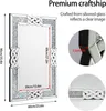 Vrygle Specchio da Parete con Cristalli 90×60 cm – Specchio Anteprima dell’immagine prodotto 4