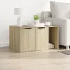 vidaXL Bac à litière Chêne Sonoma 80x50x45 cm Bois Voir les images du produit 3