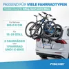 Uchwyt samochodowy na 2 rowery, montaż na bagażniku, Podgląd zdjęcia produktu 3